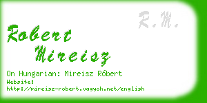 robert mireisz business card