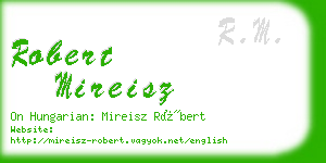 robert mireisz business card